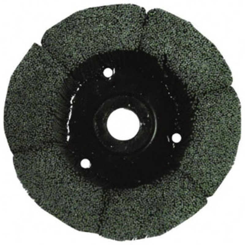 Osborn 8 120 Grit Silicon Carbide Crimped Disc Brush Fine Grade, Plain Hole Connector, 1-1/2 Trim Length, 3/4 Shank Diam, 7/8 Arbor Hole 0004705300 – 41859075