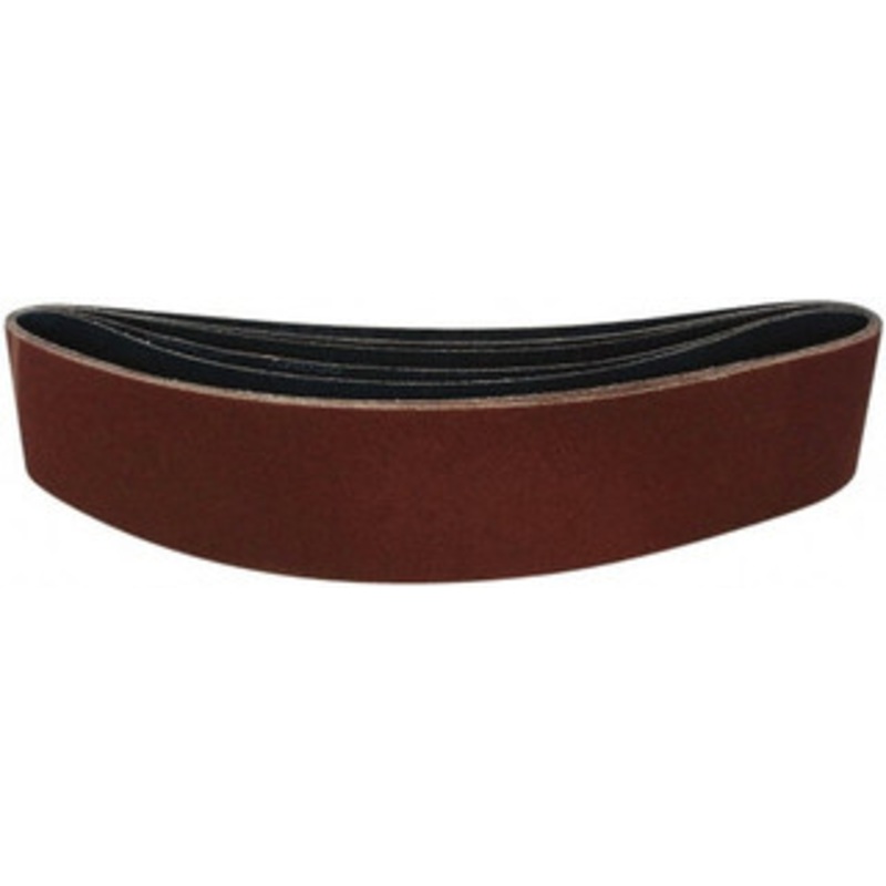Tru-Maxx 9 Wide x 48 OAL, 180 Grit, Aluminum Oxide Abrasive Belt Aluminum Oxide, Fine, Coated, X Weighted Cloth Backing, Dry 7436 – 88313648