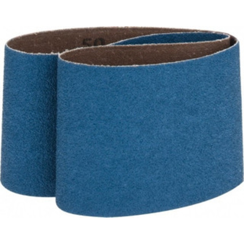 Made in USA 3 Wide x 24 OAL, 50 Grit, Zirconia Alumina Abrasive Belt Zirconia Alumina, Coarse, Coated, X Weighted Cloth Backing 3 X 24 50 GR – 00081869