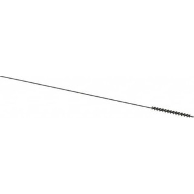 Made in USA 5/64 Diam Helical Stainless Steel Tube Brush Single Spiral, 0.003 Filament Diam, 3/4 Brush Length, 4 OAL, 0.034 Diam Stainless Steel Shank 09-320064-1 – 03717329