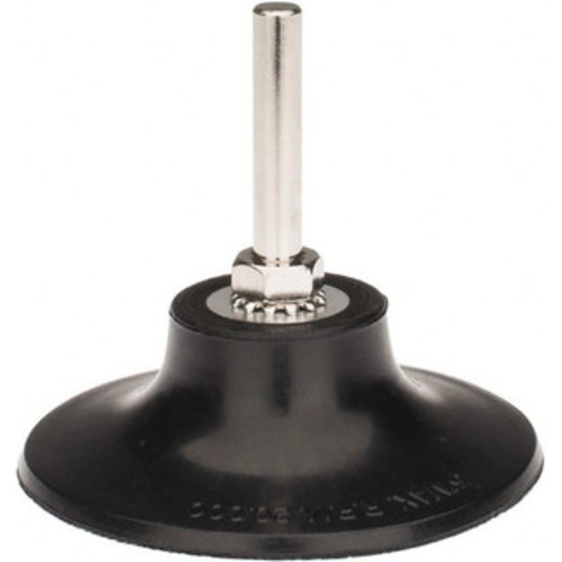 Tru-Maxx 3 Diam Quick-Change Type R Disc Backing Pad 1/4 Shank Diam, Hard Density, 20,000 RPM, Quick-Lok Compatible RR304H – 68135755