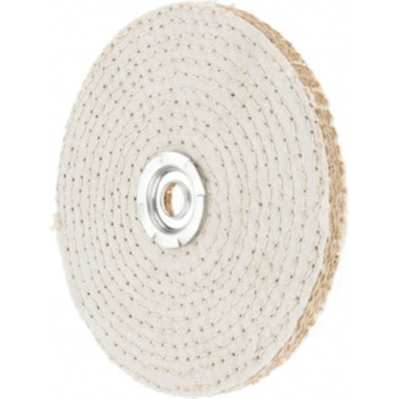 Value Collection 6 Diam x 3/8 Thick Unmounted Buffing Wheel 40 Ply, Polishing, 1 Arbor Hole, Hard Density 595341537 – 66999061