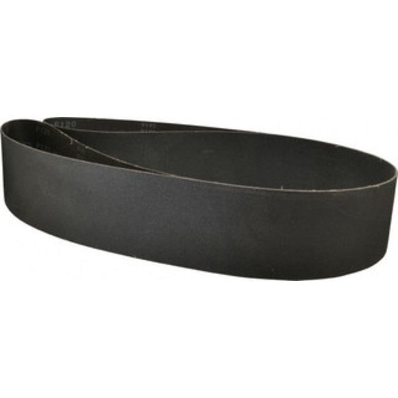 Made in USA 4 Wide x 106 OAL, 120 Grit, Silicon Carbide Abrasive Belt Silicon Carbide, Fine, Coated, X/Y Weighted Cloth Backing, Wet/Dry, Series S181 801034-49511 – 63176705