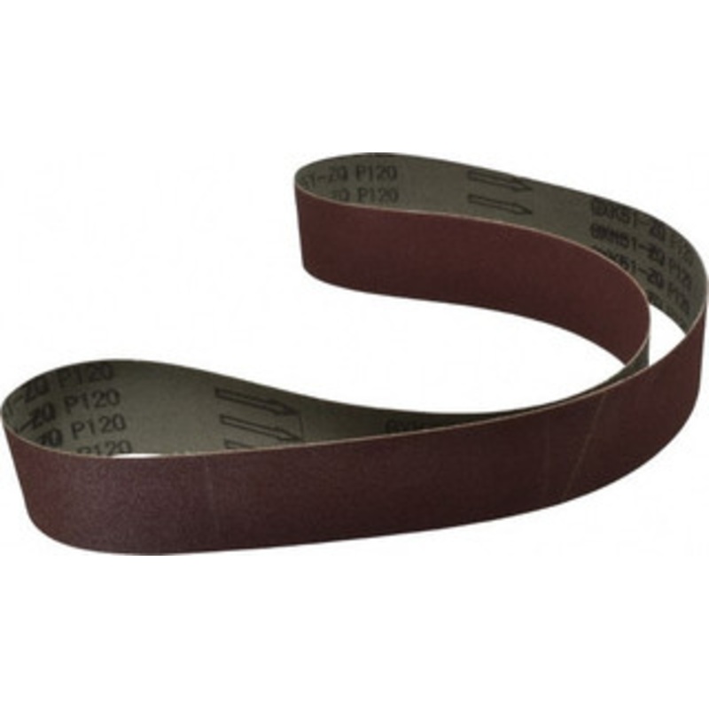 Tru-Maxx 2 Wide x 48 OAL, 120 Grit, Aluminum Oxide Abrasive Belt Aluminum Oxide, Fine, Coated 7145 – 85574952