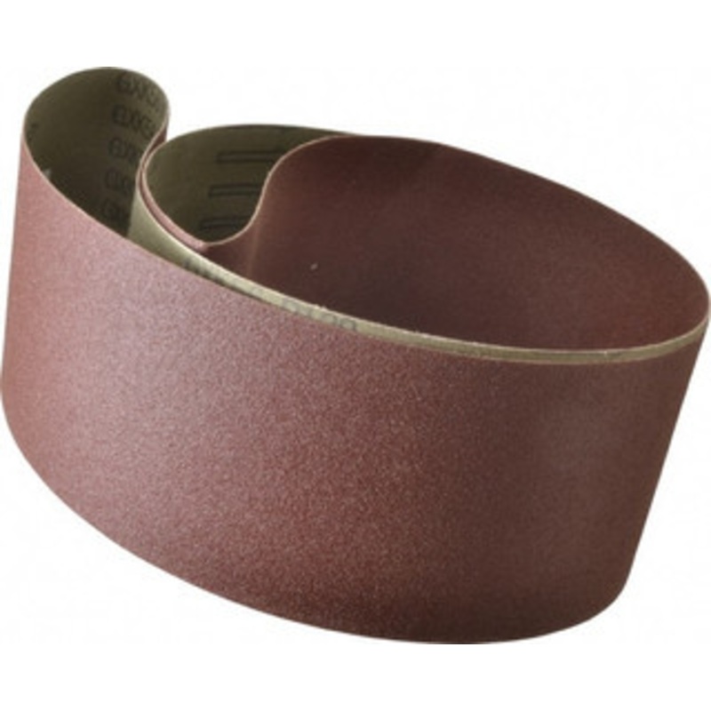 Tru-Maxx 4 Wide x 60 OAL, 120 Grit, Aluminum Oxide Abrasive Belt Aluminum Oxide, Fine, Coated, X Weighted Cloth Backing 7382 – 00445841