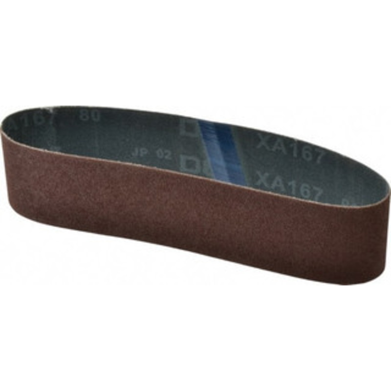 Made in USA 2 Wide x 18-15/16 OAL, 80 Grit, Aluminum Oxide Abrasive Belt Aluminum Oxide, Medium, Coated 03519402 – 03519402