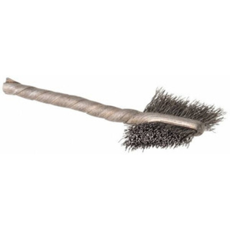 Osborn 5/8 Diam Flat Stainless Steel Tube Brush 0.005 Filament Diam, 5/8 Brush Length, 2-1/4 OAL, 1/8 Diam Shank 0003520500 – 53497855