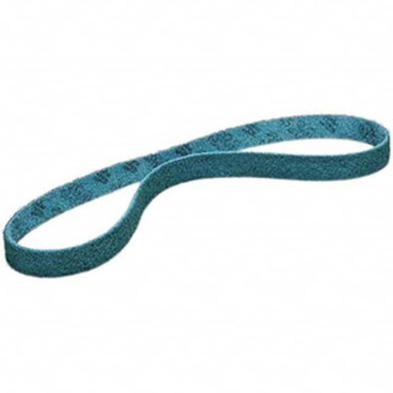 3M 1 Wide x 42 OAL, Aluminum Oxide Abrasive Belt Aluminum Oxide, Very Fine, Nonwoven, Series SC-BS 7100017820 – 73220477