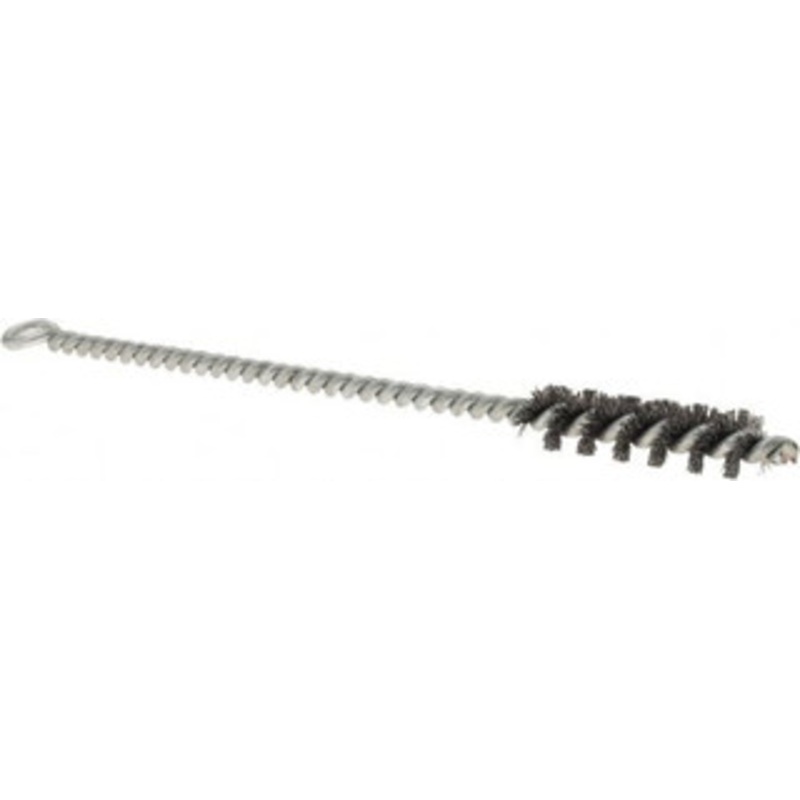 Osborn 1/2 Diam Helical Steel Tube Brush Single Spiral, 0.006 Filament Diam, 2 Brush Length, 8 OAL, 0.221 Diam Shank 0005100700 – 53500948