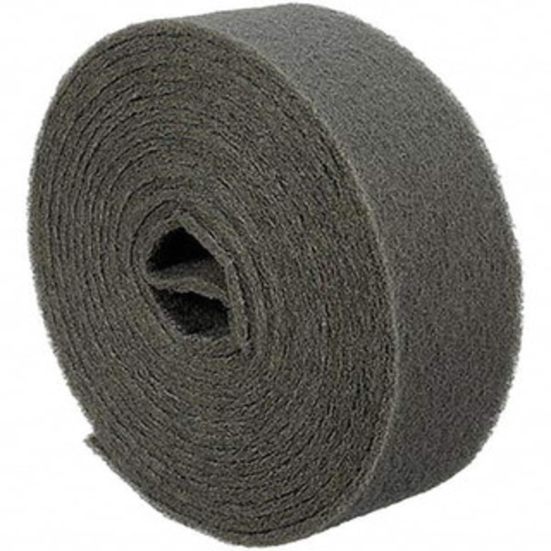 3M 30 ft. Long x 4 Wide Nonwoven Roll Very Fine Grade, Gray, Silicon Carbide 7000121075 – 01258722