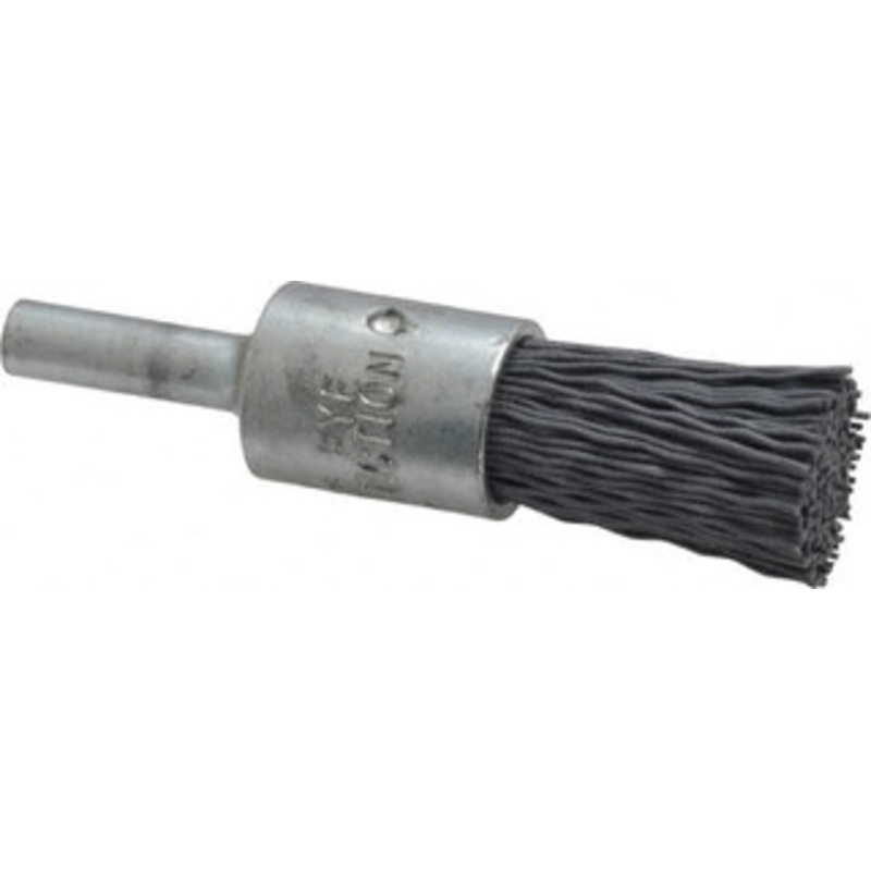 Osborn 1/2 Diam Nylon End Brush 1 Trim Length, 1/4 Shank Diam, 9,000 Max RPM 0003077000 – 00126912