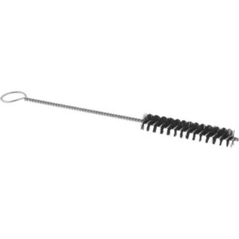 Weiler Abrasives 1/2 Diam Helical Nylon Tube Brush Single Spiral, 0.01 Filament Diam, 3 Brush Length, 8-1/2 OAL, 1/8 Diam Shank 91119 – 64713043