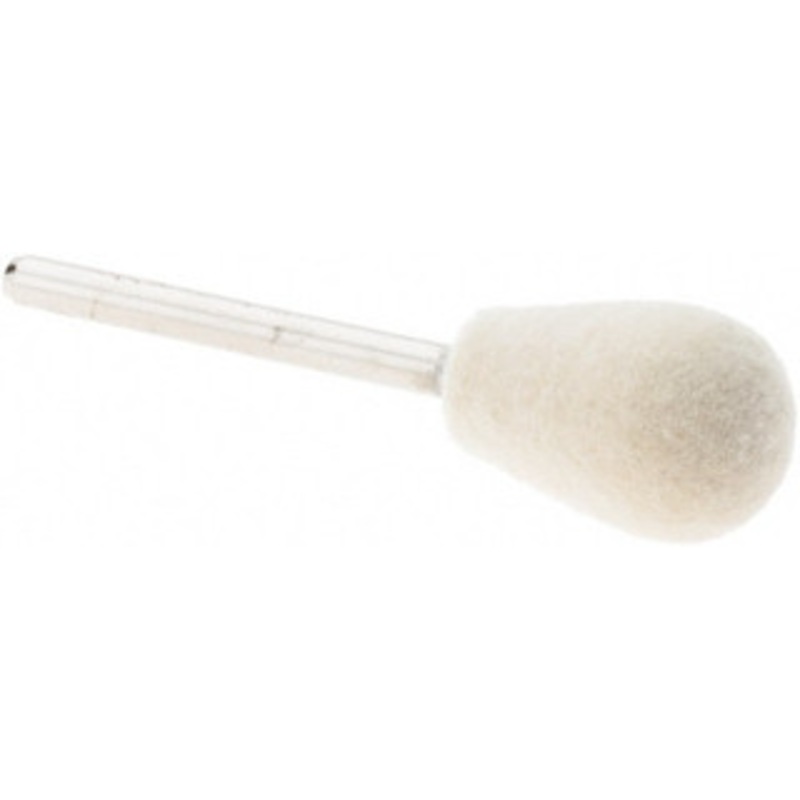 Value Collection 1/2 Diam 1/8 Shank Diam Medium Density Olive Shaped Mounted Bob 3/4 Head Length, 2 Shank Length, Wool Felt 516168 – 91068056