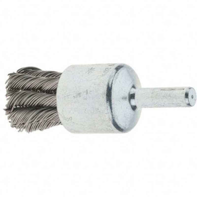Tru-Maxx 3/4 Diam Stainless Steel Knotted End Brush 7/8 Trim Length, 1/4 Shank Diam, 22,000 Max RPM 88529 – 32245995