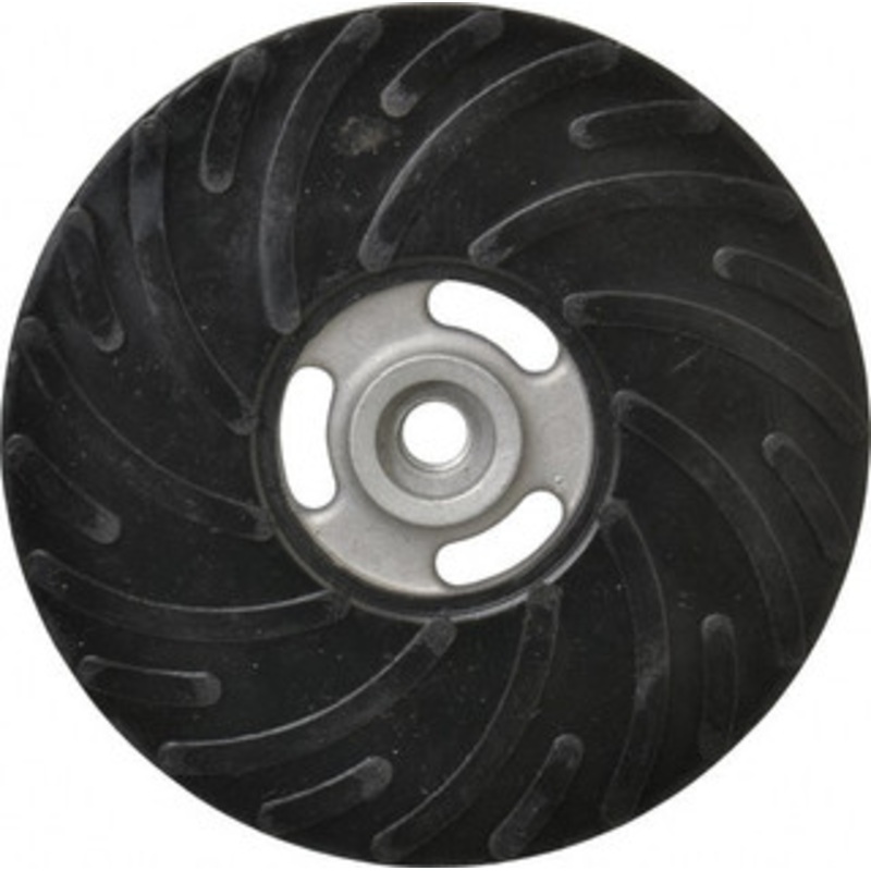 Made in USA 7 Diam Disc Backing Ribbed Backing Pad Medium Density, 8,600 RPM 8002UM – 03688462