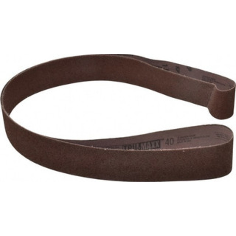 Tru-Maxx 2 Wide x 72 OAL, 40 Grit, Aluminum Oxide Abrasive Belt Aluminum Oxide, Coarse, Coated 7162 – 85575132