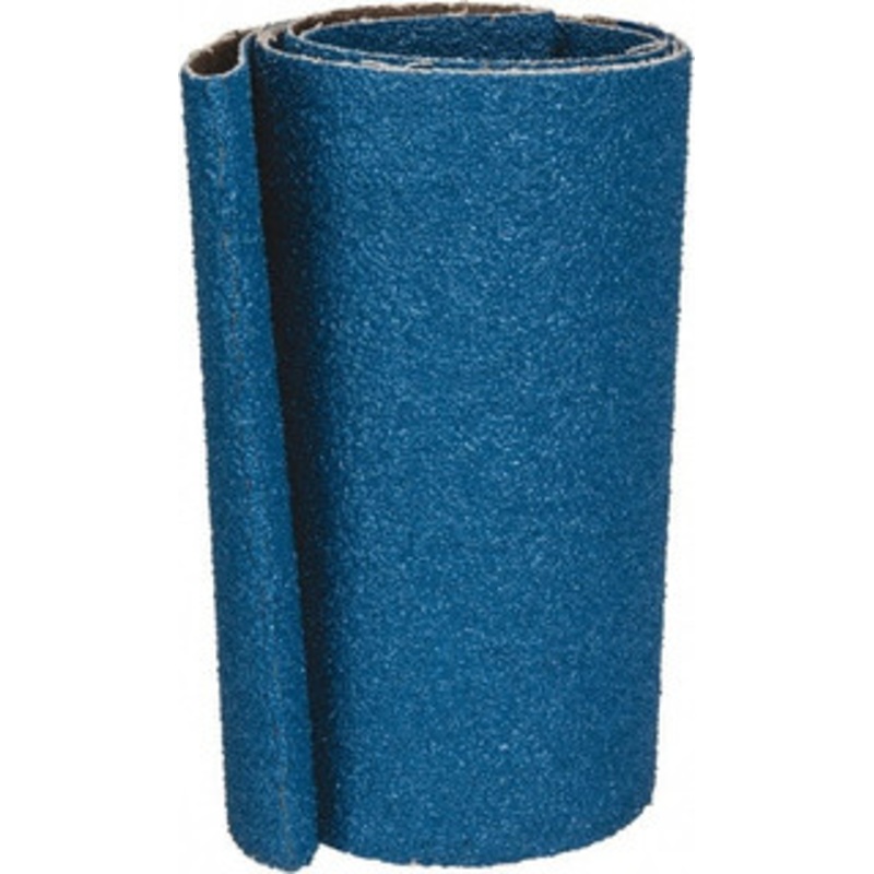 Made in USA 6 Wide x 48 OAL, 36 Grit, Zirconia Alumina Abrasive Belt Zirconia Alumina, Very Coarse, Coated, X Weighted Cloth Backing 6 X 48 36 GR – 00081901