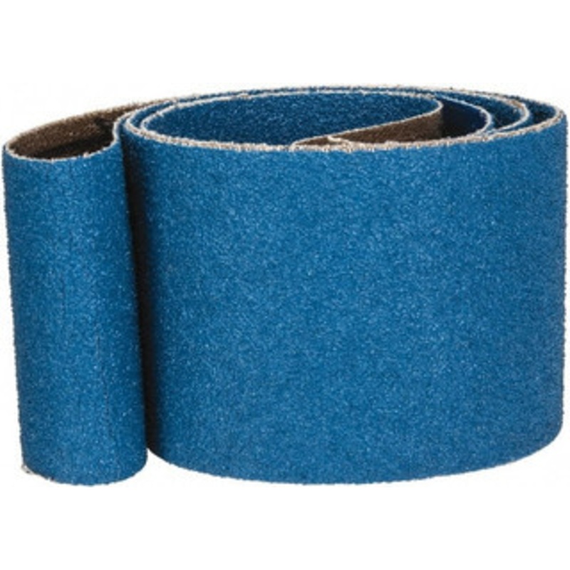 Made in USA 2 Wide x 48 OAL, 60 Grit, Zirconia Alumina Abrasive Belt Zirconia Alumina, Medium, Coated, X Weighted Cloth Backing 2 X 48 60 GR – 00081695