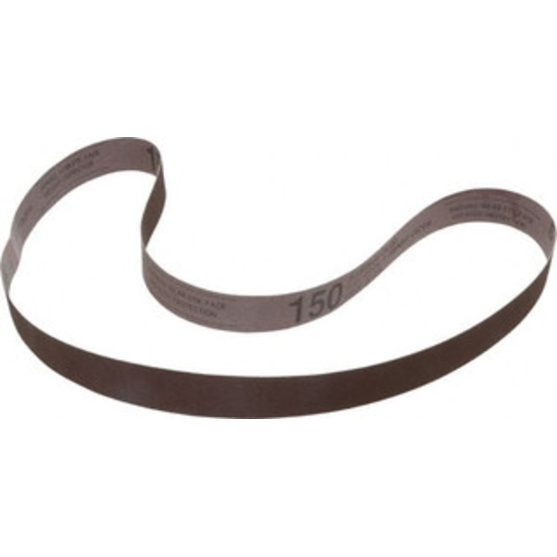 Tru-Maxx 1 Wide x 42 OAL, 150 Grit, Aluminum Oxide Abrasive Belt Aluminum Oxide, Very Fine, Coated, X Weighted Cloth Backing 7117 – 00445999