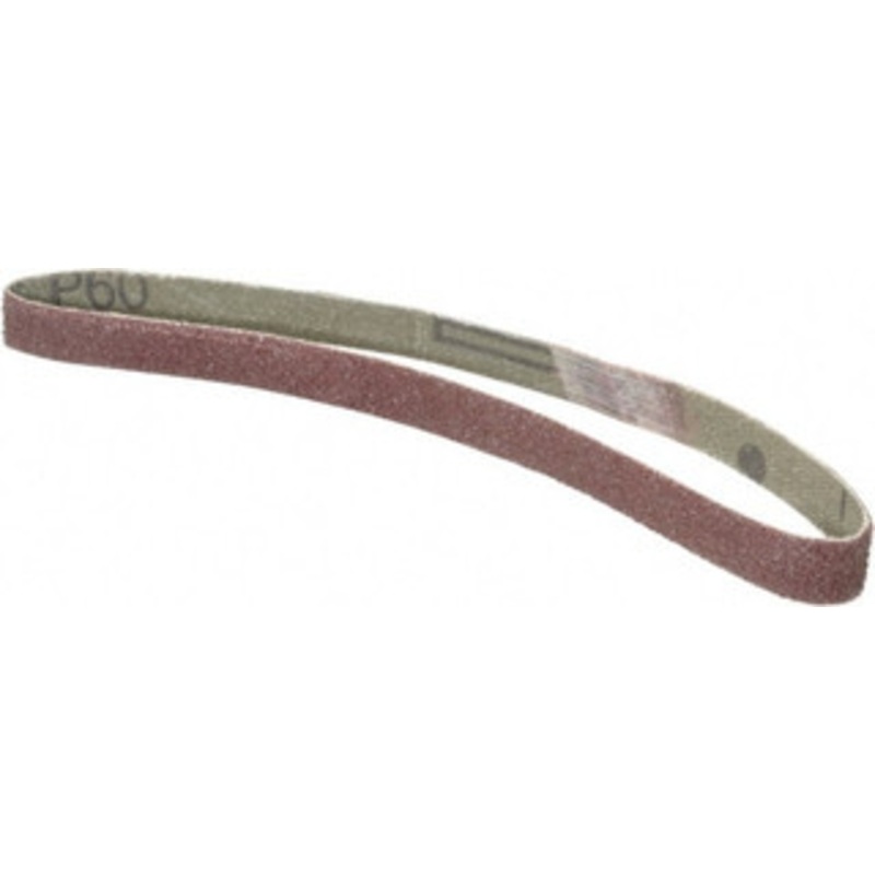 Tru-Maxx 3/8 Wide x 13 OAL, 60 Grit, Aluminum Oxide Abrasive Belt Aluminum Oxide, Medium, Coated 7032 – 85559706
