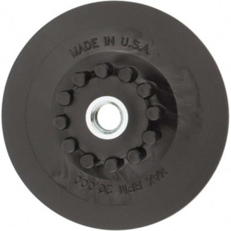 Made in USA 5 Diam Quick-Change Disc Backing Pad Medium Density, 20,000 RPM, Speed-Lok Compatible 750500S – 40798837