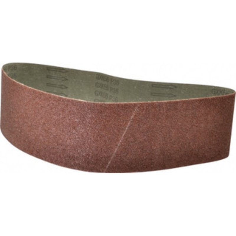 Tru-Maxx 4 Wide x 36 OAL, 36 Grit, Aluminum Oxide Abrasive Belt Aluminum Oxide, Very Coarse, Coated, X Weighted Cloth Backing 7271 – 00445783