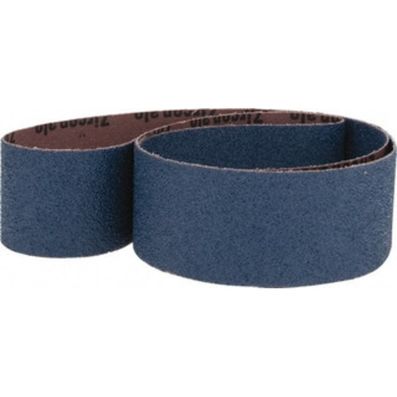 Made in USA 2 Wide x 48 OAL, 40 Grit, Zirconia Alumina Abrasive Belt Zirconia Alumina, Coarse, Coated, X Weighted Cloth Backing 2 X 48 40 GR – 00081679