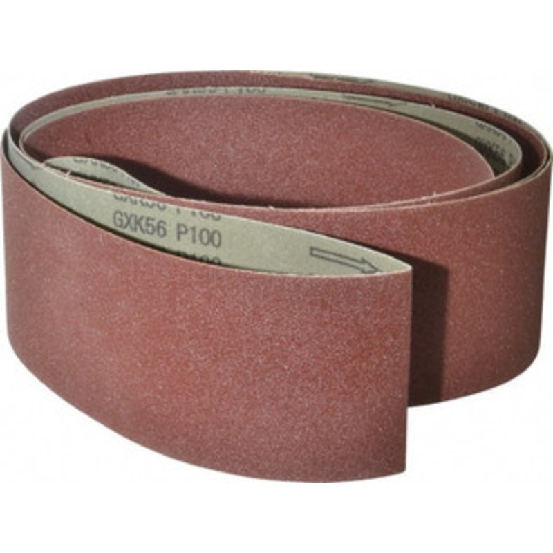 Tru-Maxx 4 Wide x 132 OAL, 100 Grit, Aluminum Oxide Abrasive Belt Aluminum Oxide, Fine, Coated 7307 – 85576619