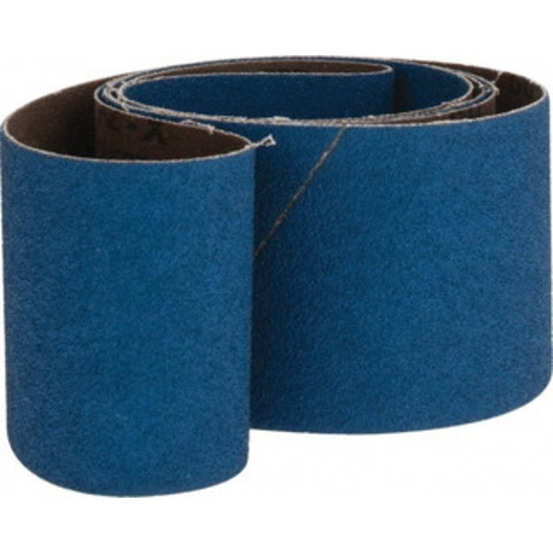 Made in USA 2-1/2 Wide x 60 OAL, 60 Grit, Zirconia Alumina Abrasive Belt Zirconia Alumina, Medium, Coated, X Weighted Cloth Backing 2-1/2 X 60 60GR – 00081992