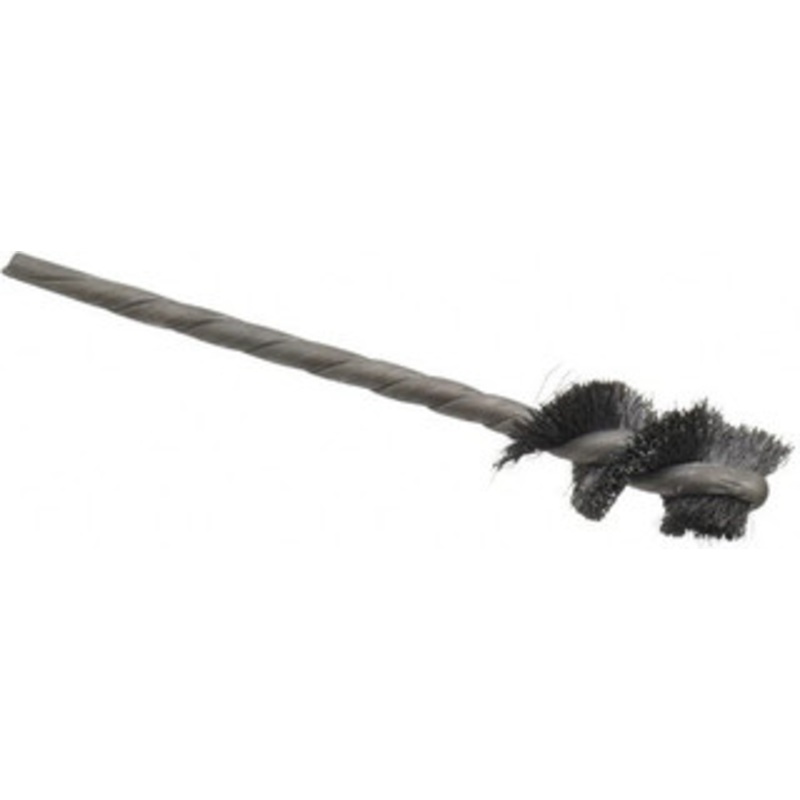 Osborn 1/2 Diam Helical Steel Tube Brush 0.005 Filament Diam, 1 Brush Length, 3-1/2 OAL, 1/8 Diam Shank 0003603200 – 03262201
