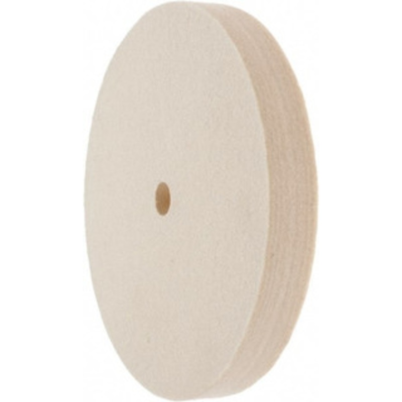 Value Collection 6 Diam x 3/4 Thick Unmounted Buffing Wheel 1 Ply, Polishing Wheel, 1/2 Arbor Hole, Hard Density 516021 – 91070466