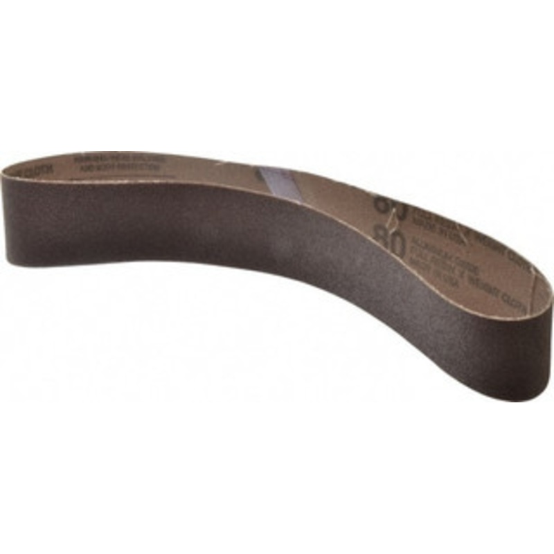 Tru-Maxx 2 Wide x 30 OAL, 80 Grit, Aluminum Oxide Abrasive Belt Aluminum Oxide, Medium, Coated 7136 – 85574853