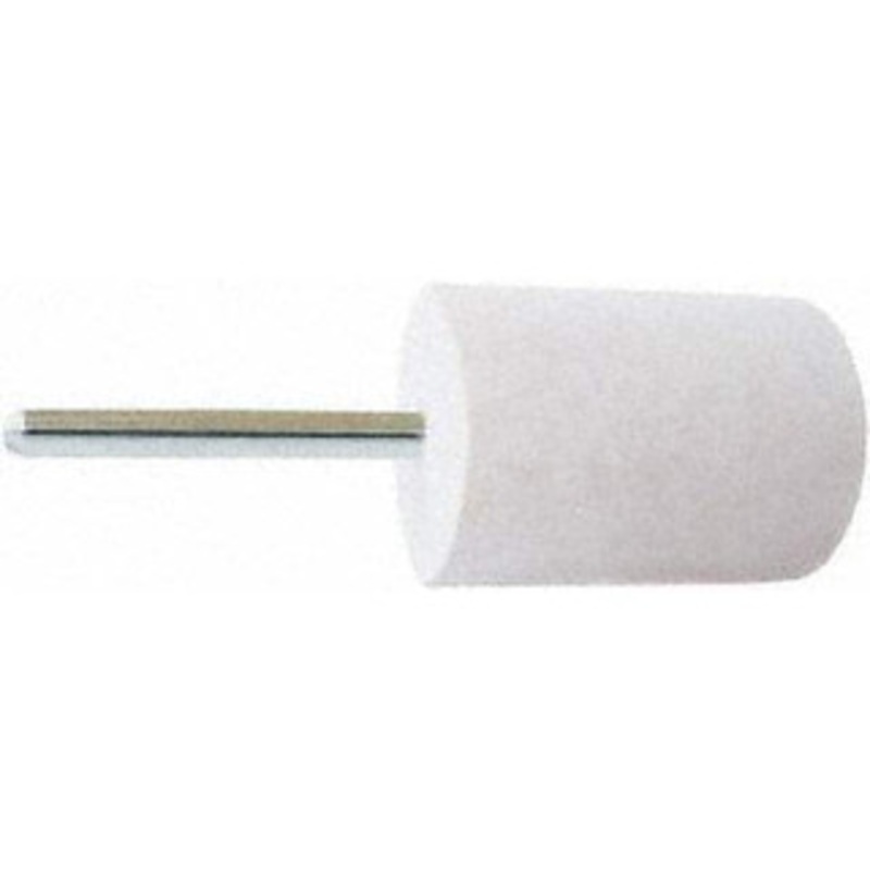 Value Collection 1 Diam 1/4 Shank Diam Rock Hard Density Cylinder Shaped Mounted Bob 1-1/2 Head Length, 2 Shank Length, Wool Felt 516136 – 91068288