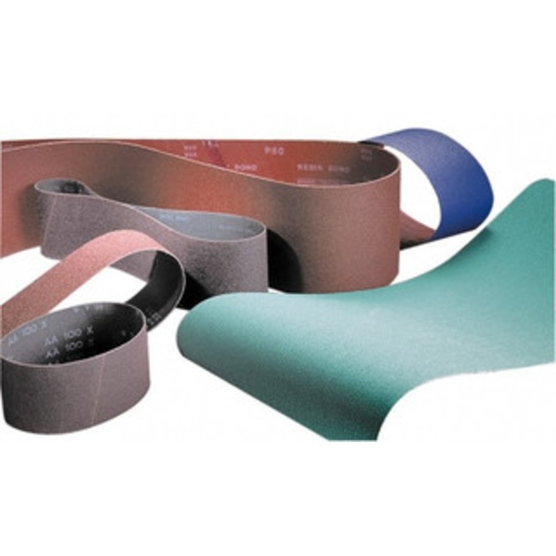 Made in USA 4 Wide x 106 OAL, 60 Grit, Silicon Carbide Abrasive Belt Silicon Carbide, Medium, Coated, X/Y Weighted Cloth Backing, Wet/Dry, Series S181 801034-49508 – 63166011