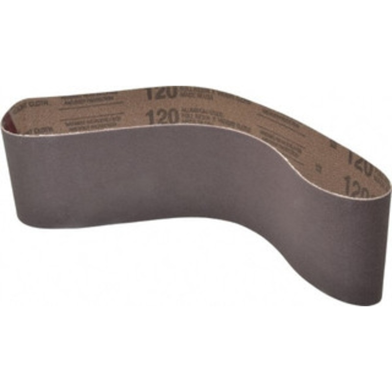 Tru-Maxx 4 Wide x 36 OAL, 120 Grit, Aluminum Oxide Abrasive Belt Aluminum Oxide, Fine, Coated 7277 – 85576288