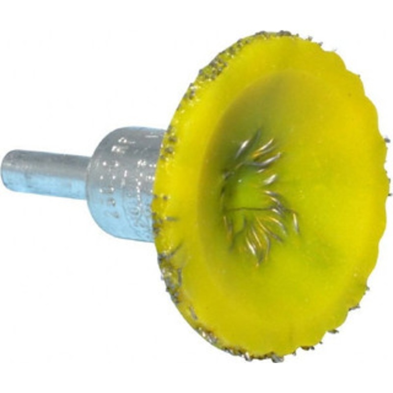 Osborn 1-3/4 Diam Steel Flared End Brush 1/4 Shank Diam, 25,000 Max RPM 0003075900 – 00126805