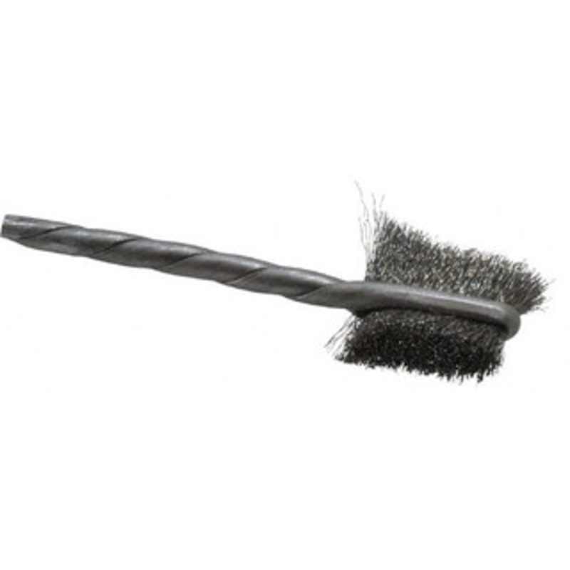Osborn 5/8 Diam Flat Steel Tube Brush 0.003 Filament Diam, 5/8 Brush Length, 2-1/4 OAL, 1/8 Diam Shank 0003508600 – 03262102