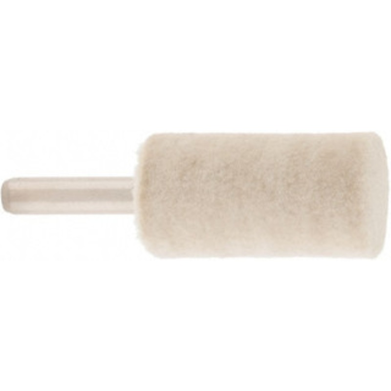 Value Collection 3/4 Diam 1/4 Shank Diam Medium Density Cylinder Shaped Mounted Bob 1-1/2 Head Length, 2 Shank Length, Wool Felt 516189 – 91067868