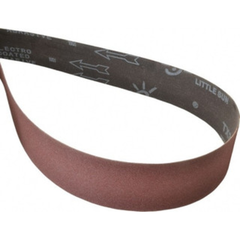 Tru-Maxx 2 Wide x 132 OAL, 180 Grit, Aluminum Oxide Abrasive Belt Aluminum Oxide, Very Fine, Coated, X Weighted Cloth Backing 7179 – 00445700
