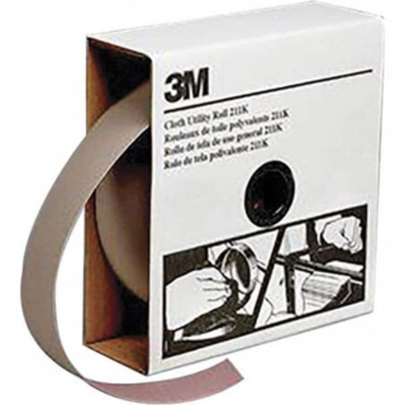 3M 2 x 50 Yd 150 Grit Aluminum Oxide Shop Roll Very Fine Grade, J Weighted Cloth Backing 7000118339 – 01653922