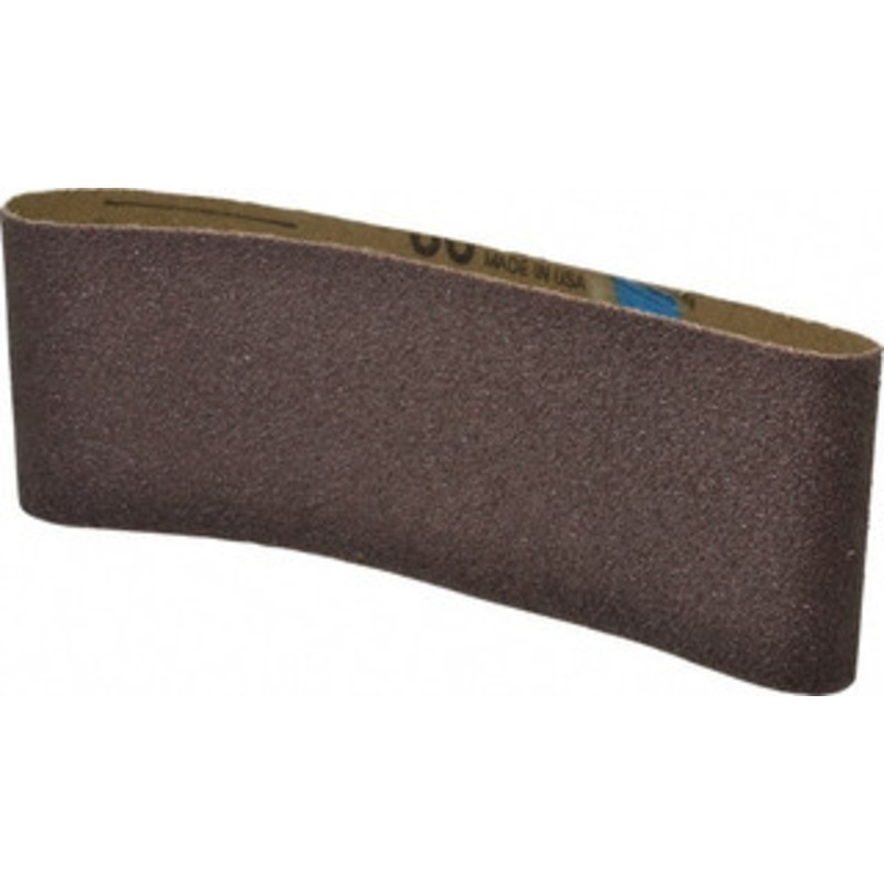 Tru-Maxx 4 Wide x 24 OAL, 36 Grit, Aluminum Oxide Abrasive Belt Aluminum Oxide, Very Coarse, Coated, X Weighted Cloth Backing 7261 – 00445759
