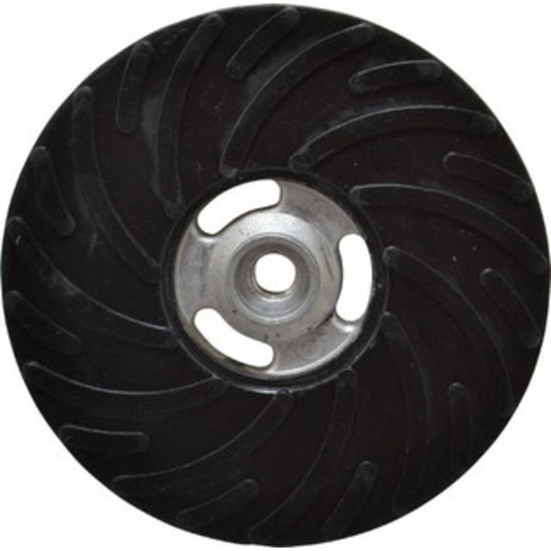 Made in USA 7 Diam Disc Backing Ribbed Backing Pad Hard Density, 8,600 RPM 8002UH – 03688439