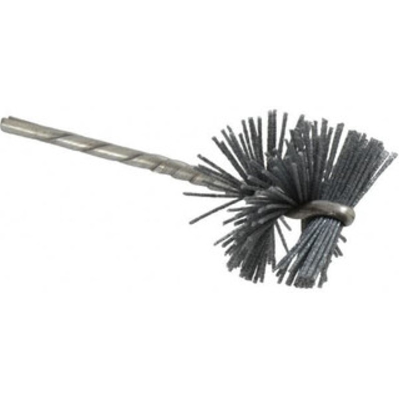 Osborn 1-1/4 Diam Helical Nylon Tube Brush 0.028 Filament Diam, 1 Brush Length, 3-1/2 OAL, 1/8 Diam Shank 0003625500 – 03262565