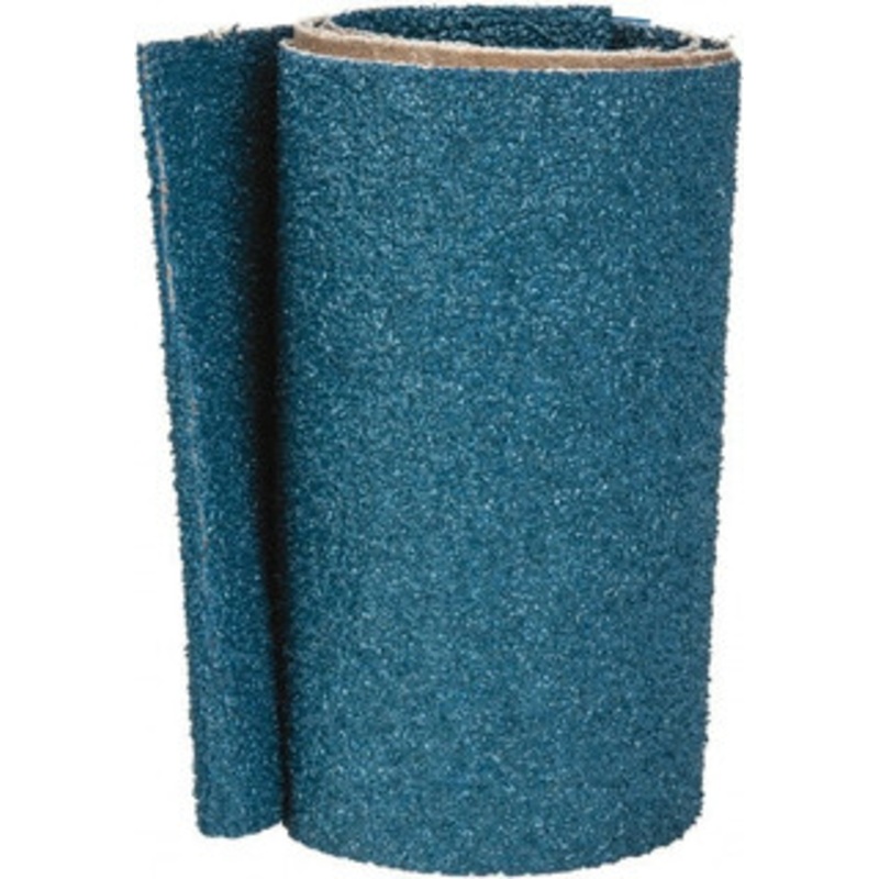 Made in USA 6 Wide x 48 OAL, 24 Grit, Zirconia Alumina Abrasive Belt Zirconia Alumina, Very Coarse, Coated, X Weighted Cloth Backing 6 X 48 24 GR – 00081950