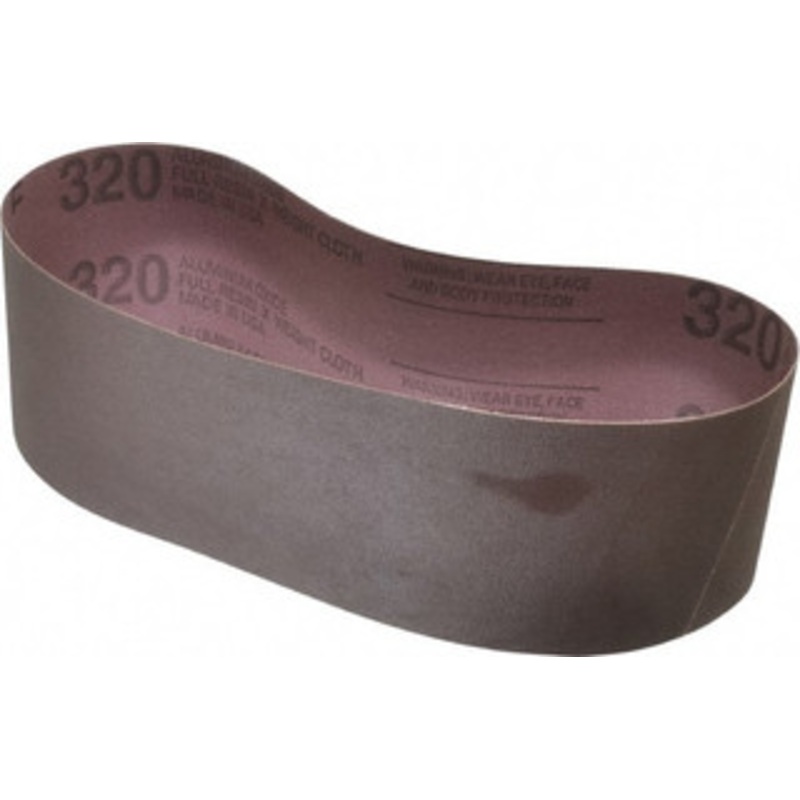 Tru-Maxx 3 Wide x 24 OAL, 320 Grit, Aluminum Oxide Abrasive Belt Aluminum Oxide, Extra Fine, Coated 7230 – 05811328