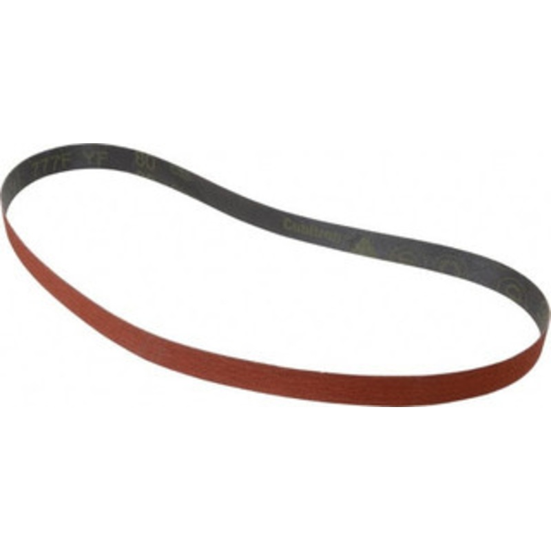 3M 1 Wide x 42 OAL, 80 Grit, Ceramic Abrasive Belt Ceramic, Medium, Coated, YF Weighted Cloth Backing, Wet/Dry, Series 777F 7010299926 – 82417536