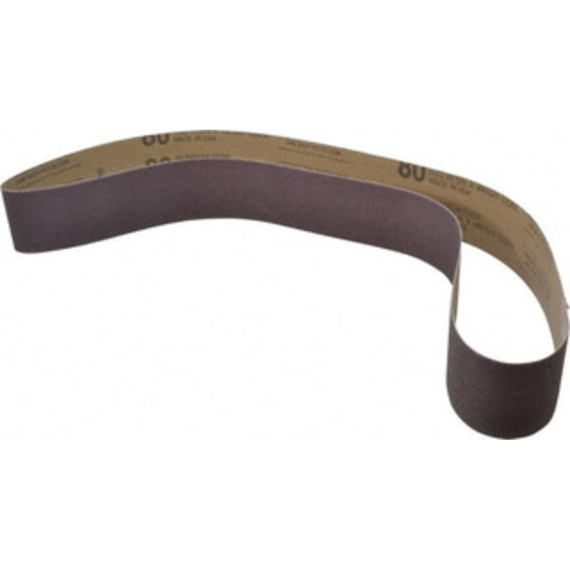 Tru-Maxx 2 Wide x 48 OAL, 80 Grit, Aluminum Oxide Abrasive Belt Aluminum Oxide, Medium, Coated 7143 – 85574937