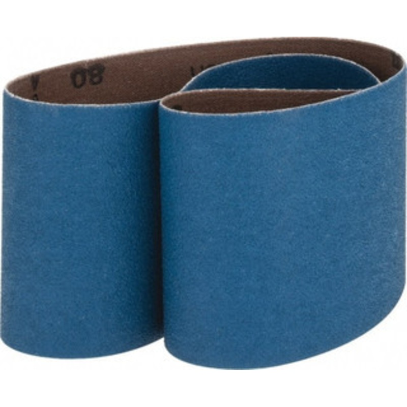 Made in USA 3 Wide x 24 OAL, 80 Grit, Zirconia Alumina Abrasive Belt Zirconia Alumina, Medium, Coated, X Weighted Cloth Backing 3 X 24 80 GR – 00081885