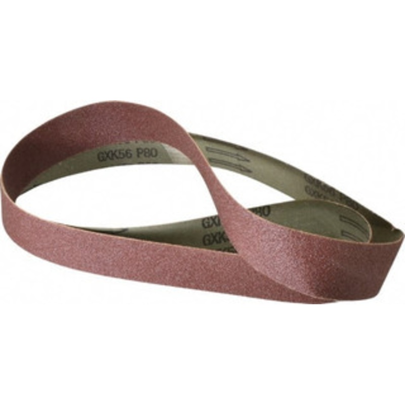 Tru-Maxx 1-1/2 Wide x 60 OAL, 80 Grit, Aluminum Oxide Abrasive Belt Aluminum Oxide, Medium, Coated 7130 – 85574812