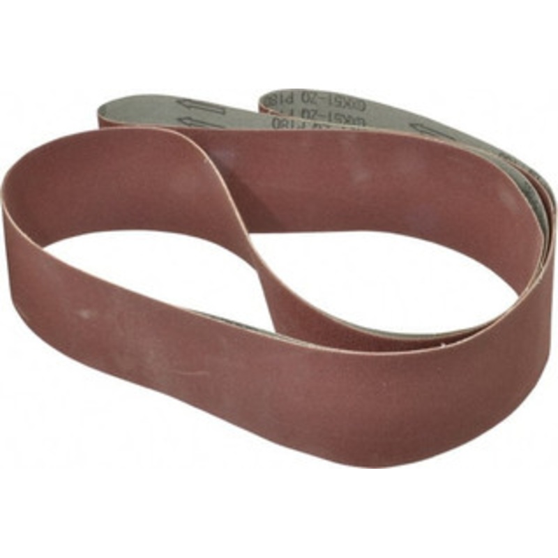 Tru-Maxx 3 Wide x 132 OAL, 180 Grit, Aluminum Oxide Abrasive Belt Aluminum Oxide, Very Fine, Coated 7246 – 05208186